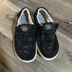 Hey Dude Charcoal Slip-On Loafers 5Y